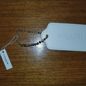 Coach replacement hangtag
